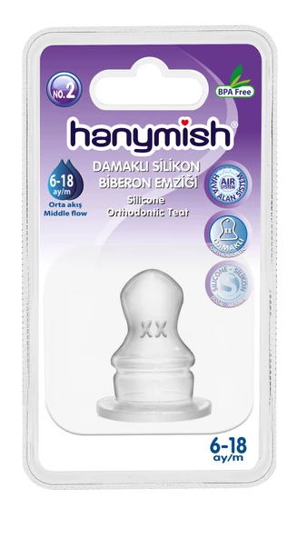 HANYMISH BİBERON DAMAKLI YEDEK UÇ NO:2 - 2