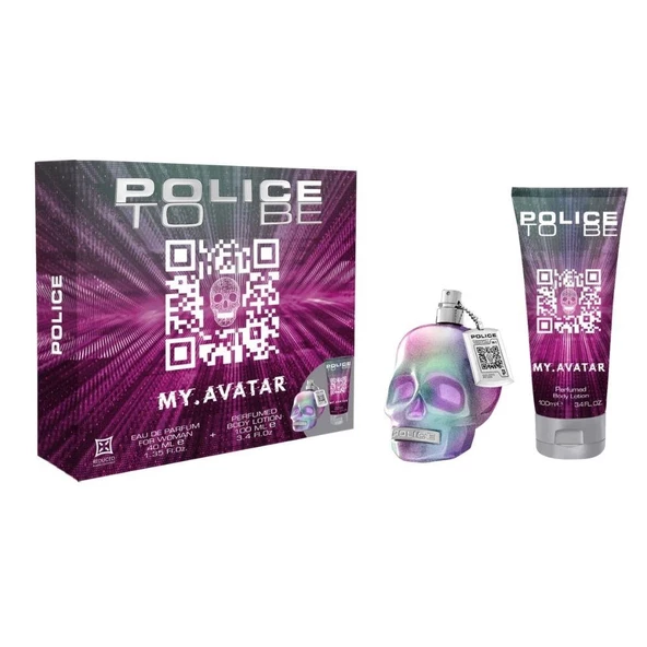 Police To Be My.Avatar EDP 40 ml+Perfumed Body Lotion 100 ml Kadın Parfüm Seti - 2