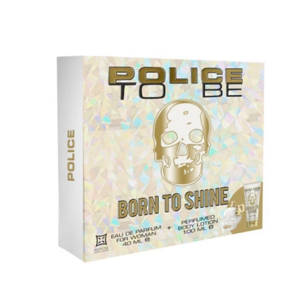 Police To Be Born To Shine EDP 40 ml+Perfumed Body Lotion 100 ml Kadın Parfüm Seti - 3