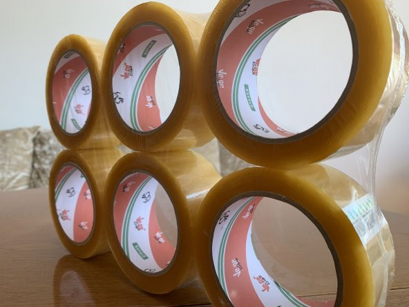 Vege Koli Bandı 45x100 Şeffaf (Bufalo) - 6 adet - 3