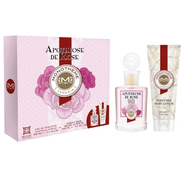 Monotheme Apotheose De Rose EDT 100 ml+Perfumed Body Lotion 100 ml Kadın Parfüm Seti - 2