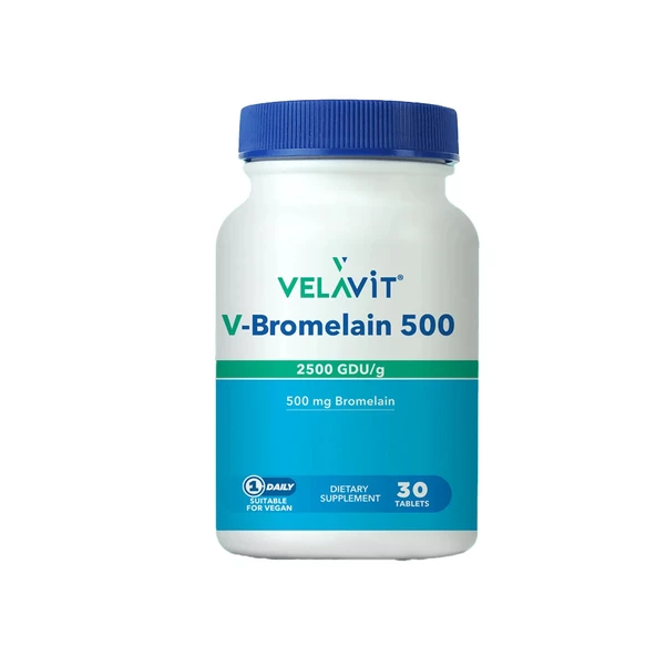 Velavit V-Bromelain 500 30 Tablet