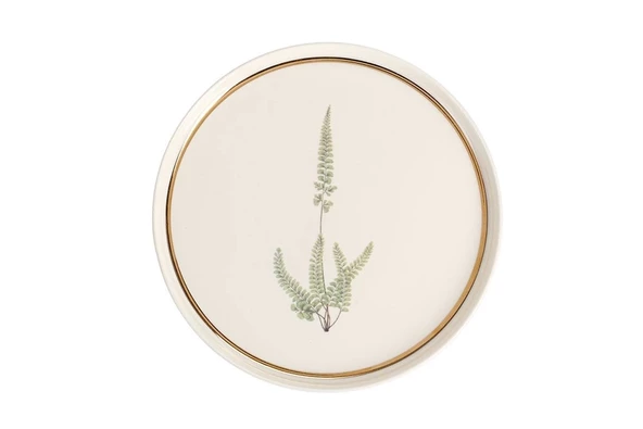 Porland Botanical Desen1 Düz Tabak 21cm