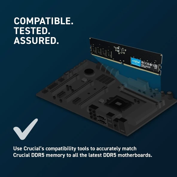 Crucial Basics 16GB 4800MHz DDR5 CB16GU4800E - 6