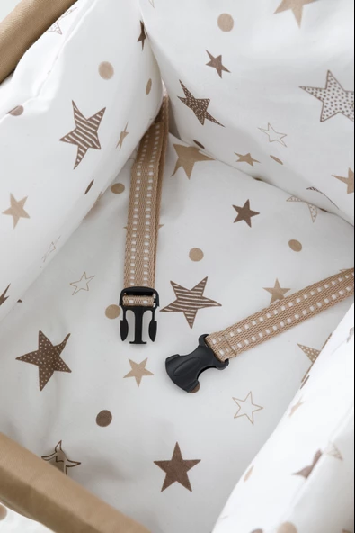 Babywho Bw2211 - Ahşap Çocuk Salıncak - Emniyet Kemerli - Ev Salıncağı - Resim 4