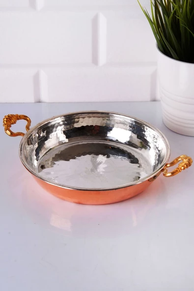 Cooker Bakır Sahan 18 cm Cooker