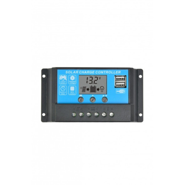 PWM 60A Güneş Solar Paneli Akü Şarj Kontrol Cihazı 12v-24v Kontrol Cihazı Akü Şarj Regülatör - 3