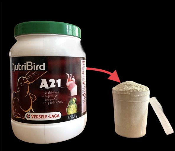 Versele Laga NutriBird A21 Yavru Kuş Elle Besleme Maması (50 Gram Bölünmüş Ürün) - 5