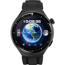 Winex Watch 4 Pro Curved Amoled Ekran Android İos HarmonyOs Uyumlu Akıllı Saat Siyah