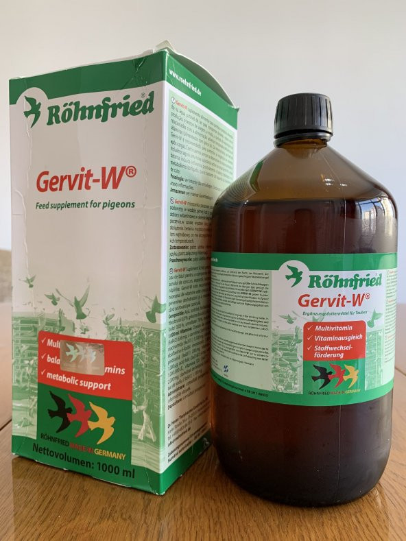 Kafes Kuşları İçin Vitamin, Röhnfried Gervit-W Multivitamin 20 mL ( En İyi Kuş Vitamini ) - 5