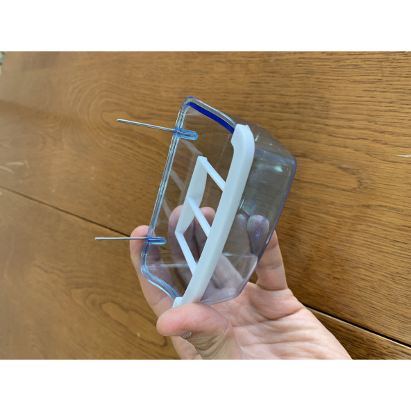 Muhabbet Kuşları İçin, Telli Izgaralı Yemlik & Mamalık ( 1 Adet ) - 2