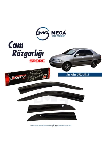 Fiat Albea-Palio-Siena 2002-2012 Cam Rüzgarlık Mugen Tip