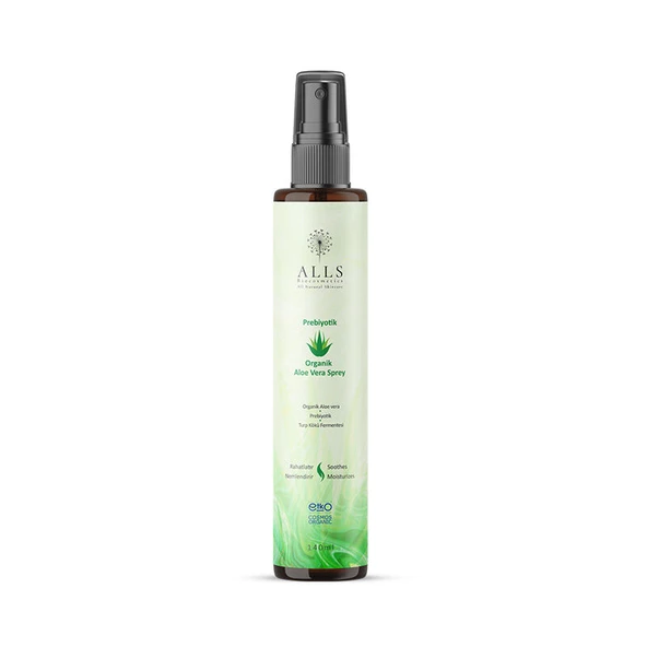 Alls Biocosmetics Organik Prebiyotik Aloe Vera Sprey 140 ml