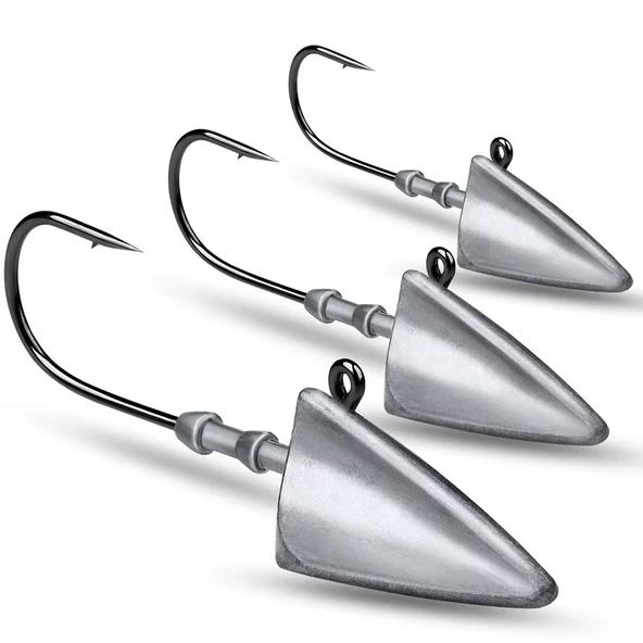 Hokkaido Strike 15 gram 4 Adet Üçgen Kafa Jig Head - 1