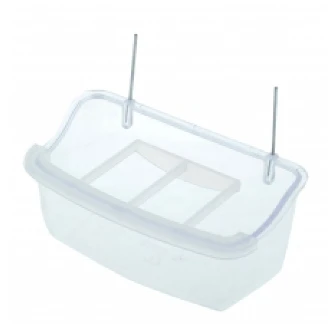 Muhabbet Kuşları İçin, Telli Izgaralı Yemlik & Mamalık ( 1 Adet ) - 3