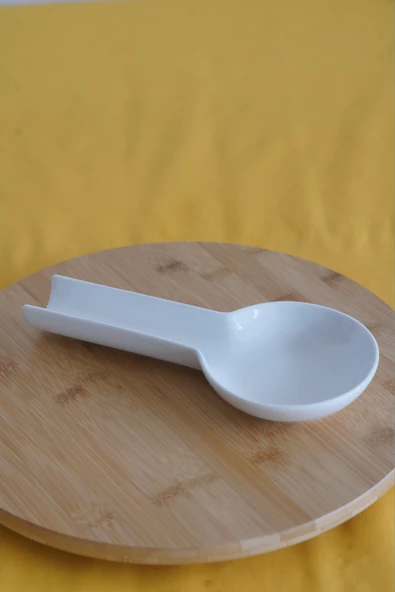 Gönül Beyaz Geniş Kaşıklık Kepçelik 24 cm