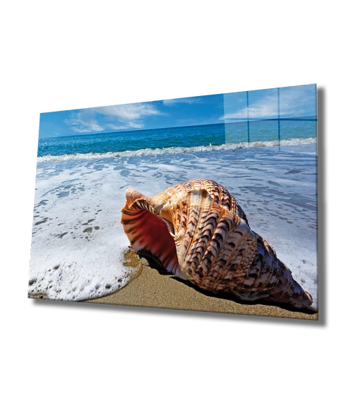 Deniz Manzarası Dekoratif ve Modern Cam Tablo Sea View