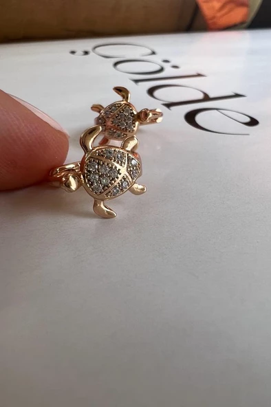 TURTLE ( ALTIN KAPLAMA KÜPE )