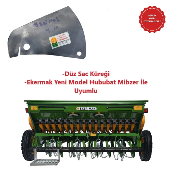 Ekermak Hububat Mibzeri Düz Sac Küreği-Yeni Model-2 Adet - 3
