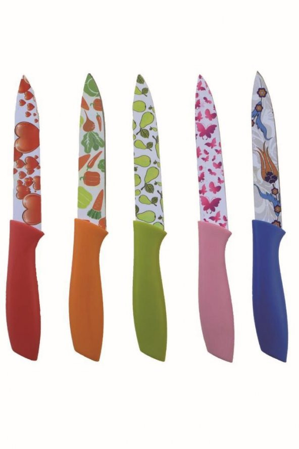 Renkli Seramik Kaplı Doğrama Bıçağı Meyve Sebze Bıçak Çok Maksatlı Mutfak