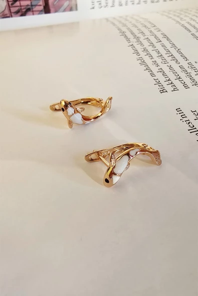 FİNNY ALTIN KAPLAMA KÜPE - 8