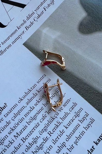 FİNNY ALTIN KAPLAMA KÜPE - 2