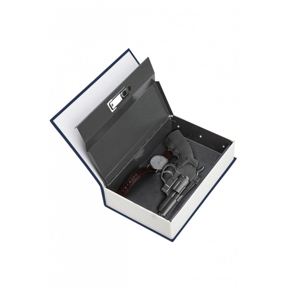 MÜHLEN Secret Safe 180 Orta Boy Kitap Şekli Gizli & Şifreli Para ve Değerli Eşya Kasası - 3