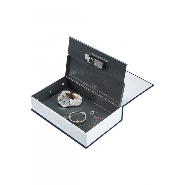MÜHLEN Secret Safe 180 Orta Boy Kitap Şekli Gizli & Şifreli Para ve Değerli Eşya Kasası - 6