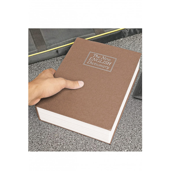 MÜHLEN Secret Safe 265 En Büyük Boy Kitap Şekli Gizli & Şifreli Para ve Değerli Eşya Kasası - 5