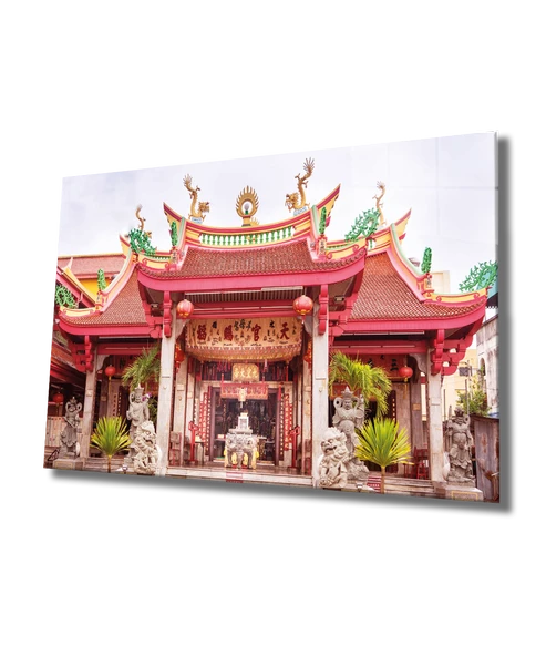 Tapınak Dekoratif ve Modern Cam Tablo Temple ürün görseli