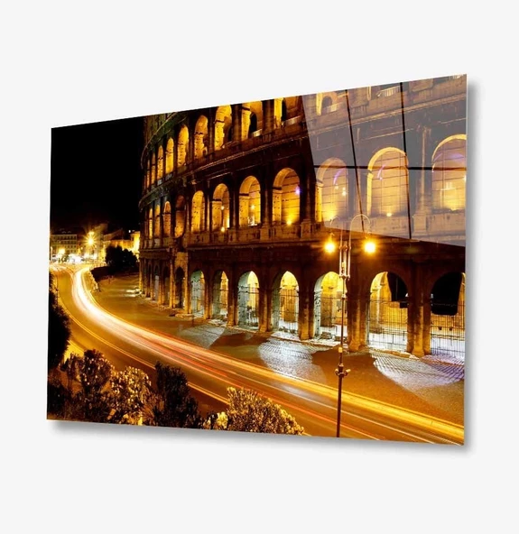 Roma Dekoratif ve Modern Cam Tablo