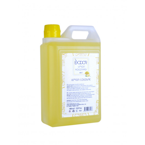 EXODOR Klasik Limon Kolonyası 1 litre