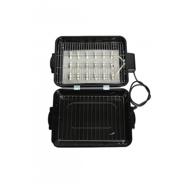 Gelincik Tel Rezistanslı Elektrikli Emaye Izgara Mangal Barbekü Büyük Boy