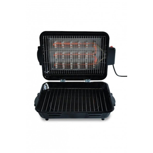 Gelincik Tel Rezistanslı Elektrikli Emaye Izgara Mangal Barbekü Büyük Boy - 3