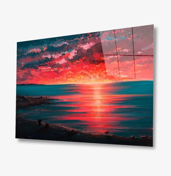 Manzara Dekoratif ve Modern Cam Tablo ürün görseli