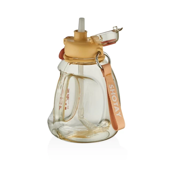 Shotay Hippo Su Matarası XL Tritan Sarı 1300Ml - Resim 2