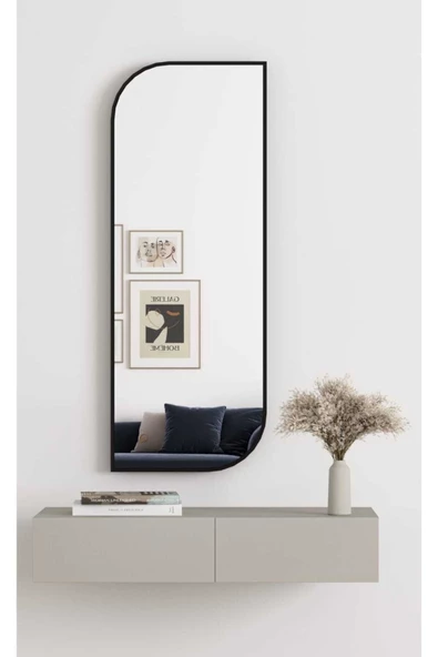 CG HOME Nice Boy Aynası 120x40 Konsol Aynası, Dresuar Aynası, Asimetrik Ayna