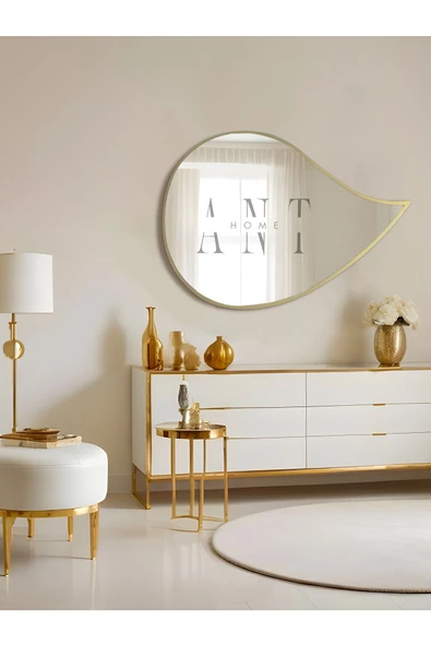 ant home Asimetrik Ayna, Duvar Aynası, Konsol Aynası, Holl Aynası - Resim 2
