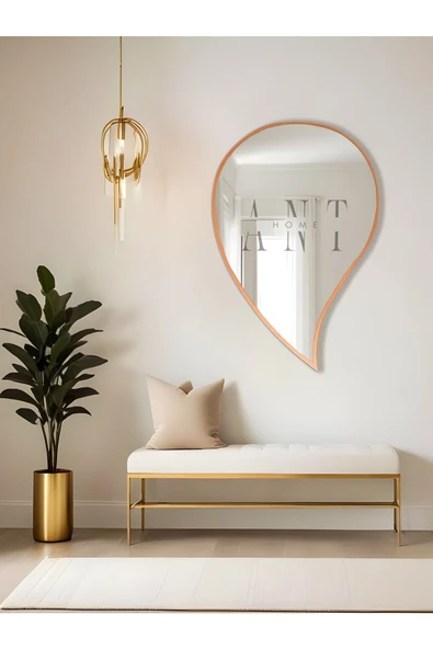 ant home Asimetrik Ayna, Duvar Aynası, Konsol Aynası, Holl Aynası - Resim 3