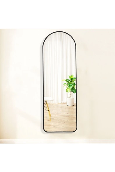 CG HOME dekoratif ayna mdf oval kesim boy ayna duvar aynası 165 X 45 cm - Resim 3