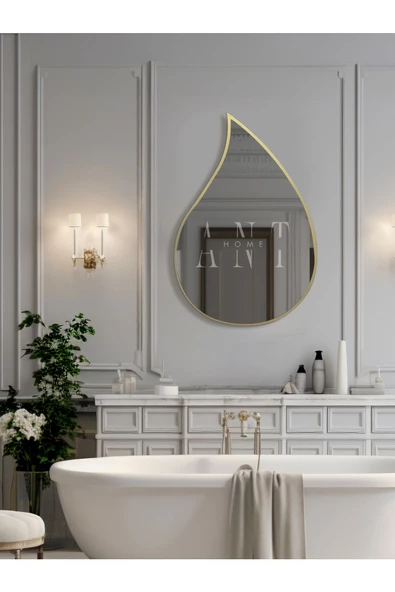 ant home Asimetrik Ayna, Duvar Aynası, Konsol Aynası, Holl Aynası - Resim 5