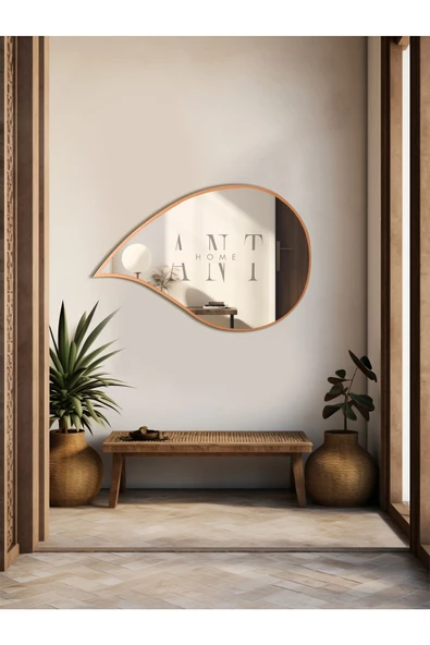 ant home Asimetrik Ayna, Duvar Aynası, Konsol Aynası, Holl Aynası - Resim 4
