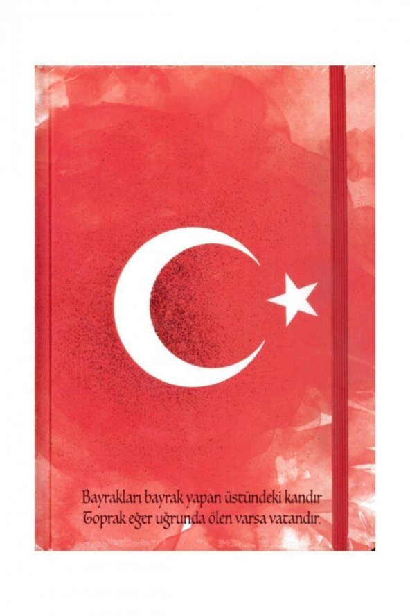Keskin Color Defter Ciltli Lastikli Bayrak 17x24 96 YP Çizgili 415611-99 - 3