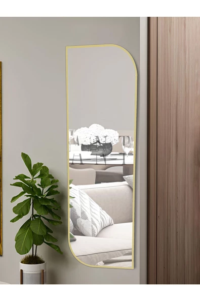 ant home Nice Boy Aynası 120x40 Konsol Aynası, Dresuar Aynası, Asimetrik Ayna - Resim 3