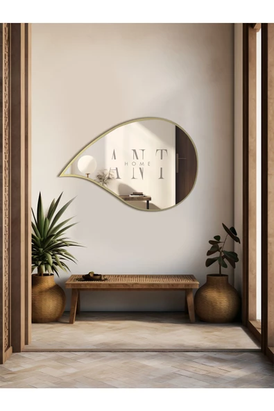 ant home Asimetrik Ayna, Duvar Aynası, Konsol Aynası, Holl Aynası - Resim 4