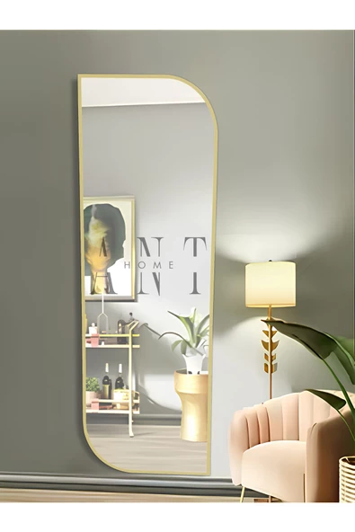 ant home Nice Boy Aynası 120x40 Konsol Aynası, Dresuar Aynası, Asimetrik Ayna - Resim 4