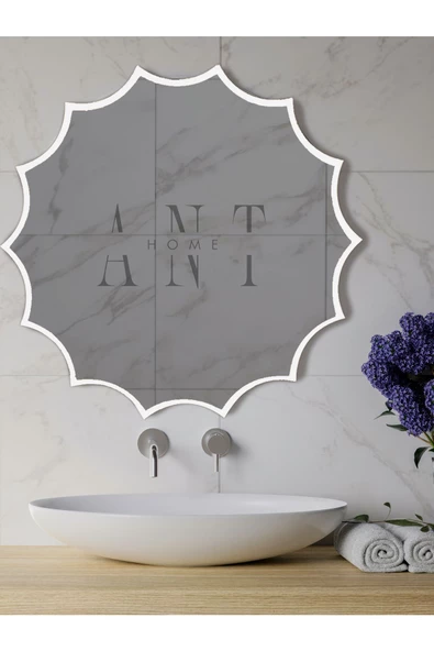 ant home Güneş Asimetrik Ayna, Duvar Aynası, Konsol Aynası, Holl Aynası - 4