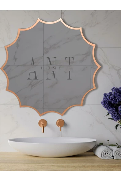 ant home Güneş Asimetrik Ayna, Duvar Aynası, Konsol Aynası, Holl Aynası - 4