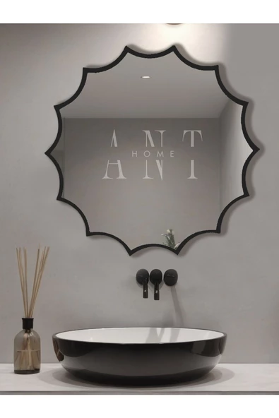 ant home Güneş Asimetrik Ayna, Duvar Aynası, Konsol Aynası, Holl Aynası - Resim 5