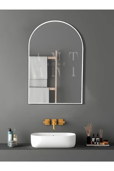 ant home asimetrik ayna, dekoratif ayna, duvar aynası banyo aynası holl aynası